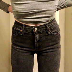 Gap Cheeky Straight Jeans Black Wash